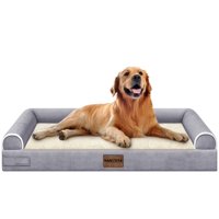 Cama Ortopédica Para Perros Nanuya, Lavable E Impermeable, Color Morado Xl