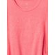 thumbnail image 2 of Camiseta con logo fruncido para niñas GAP en rosa atrevido, talla L, 2 of 2