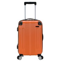 Rueda Giratoria Rígida Luggage Rockland London De 20 Pulgadas, Naranja