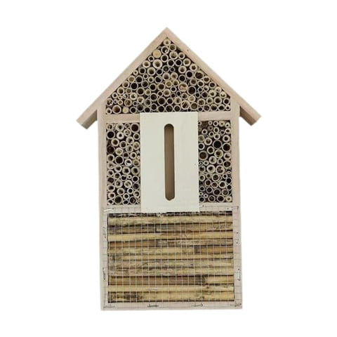 Ioensy - Hotel De Madera Para Abejas, Nido Artesanal Para Abejas, Crisopas Y Mariquitas