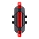 thumbnail image 2 of 1x Luz Trasera De Bicicleta Luz Recargable USB Luz De Seguridad Súper Brillante Roja, 2 of 3