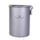 thumbnail image 1 of Pot usharedo, ultraligero, portátil, de titanio, 900 ml, con tapa, 1 of 9