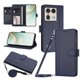 thumbnail image 1 of Funda Cartera para Motorola Edge 50 Ultra 5G con Bolsillo para Billetes, Azul, 1 of 6