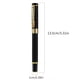 thumbnail image 2 of Experience the Elegance of 1pc Matte Metal Fountain Pen with Iridium Nib 0.5mm for Daily Writing, Business, Office, Students Practice and Calligraphy - Ink Included, 2 of 5