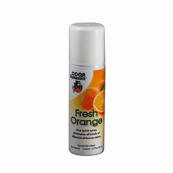 Spray antiolor Odor Assassin Orange Travel, 65 ml (paquete de 24)