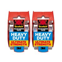 Cinta De Embalaje Scotch Heavy Duty De 2,54 Cm X 20,32 M, Transparente, Paquete De 2