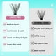 thumbnail image 3 of Grupos de extensiones de pestañas, 320 unidades, 30 D, 40 D, Wispy Natural, 3 of 3