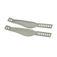 Magideal - 2 Piezas Ejercicio Corturas De Pedal De Bicicleta Reemplazo Multipropósito Multipropósito Ajustable Equipo De Condición Física De Ejercicio De Servici Gris