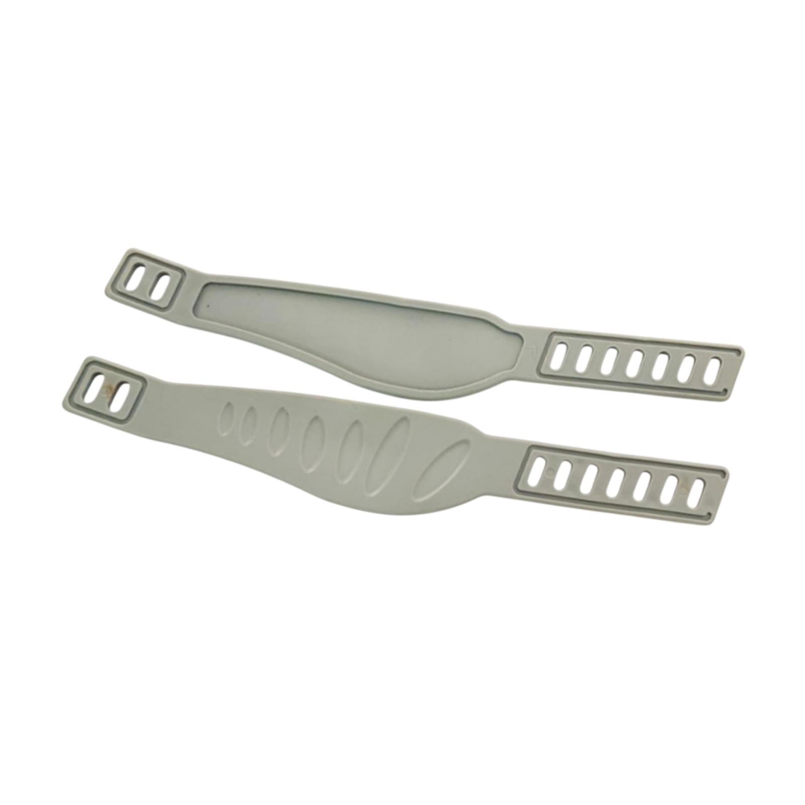 Magideal - 2 Piezas Ejercicio Corturas De Pedal De Bicicleta Reemplazo Multipropósito Multipropósito Ajustable Equipo De Condición Física De Ejercicio De Servici Gris