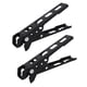 thumbnail image 2 of 2 piezas levantador de ollas, Clip para placa de tazón caliente, pinzas ligeras para soporte de ollas, pinza portátil para cuencos, pinza para sartén Negro, 2 of 5