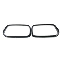 Magideal - 2 Uds. Parrilla De Rejilla De Riñón Delantera Automotriz, Piezas De Plástico Abs 51712455247 51712455246, Ajuste Para X2 F39.