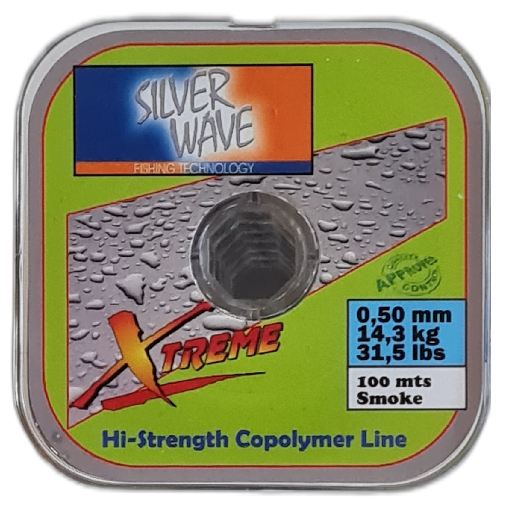Silver Wave - Nylon Transparente Humo 0,50mm Resisten 14,3kg Bobina100mts
