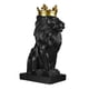 thumbnail image 2 of Estatua de cabeza de estilo nórdico, decoración de mesa, colección de artesanía de resina, escultura ornamental para estante de sala de estar, Negro, 2 of 5