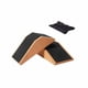 thumbnail image 5 of Bloque De Cuña Para Sentadillas De Corcho, Plataforma Duradera Para Pilates, Gimnasio, Sentadillas Elevadas Con Talón, 2 Uds. Con Bolsa, 5 of 5