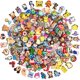 thumbnail image 1 of Cuentas focales de silicona con dibujos animados LINIFOLL – 40 piezas, 1 of 5