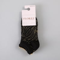 Calcetin 3X Pack Corto Brillo Flores Mujer 50777-2