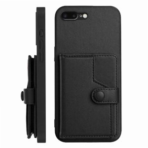 Foxdock Funda Para Iphone 8 Plus Con Bloqueo Rfid - Diseño Elegante Con Cierre De Botón