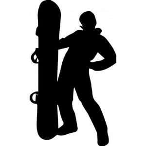 Rienda Libre Graphics - Decomural Snowboarder Pose Extreme Sports Ws-32780