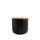 thumbnail image 1 of Contenedor de Cerámica Hermético Tapa Madera S Negro Simplit, 1 of 6