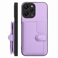 Foxdock Funda Para Xiaomi Redmi 12 4G Con Bloqueo Rfid - Diseño Elegante Con Cierre De Botón