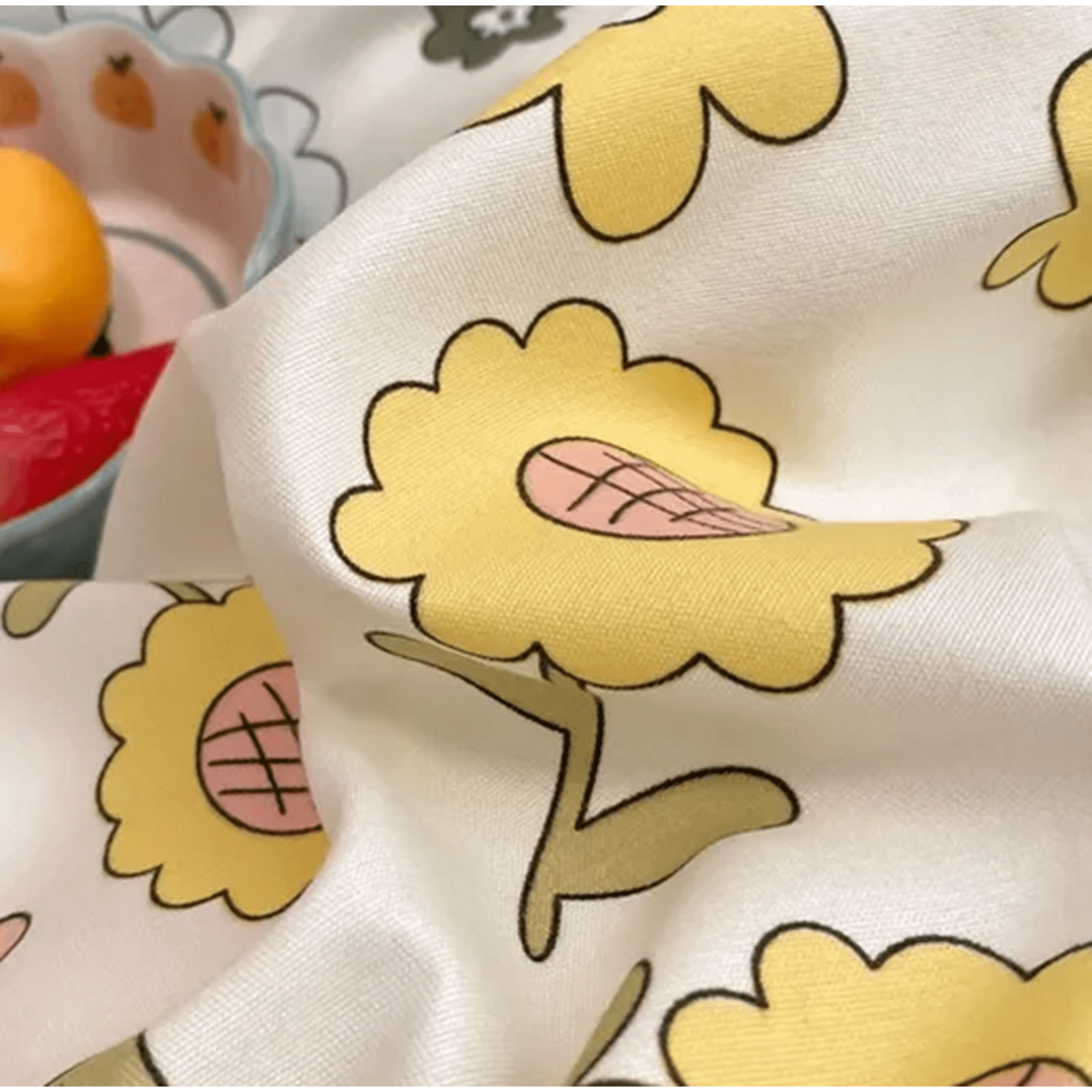 Genérico - Juego Ropa Cama Sabana + Funda Plumón 1.5 Plaza Hm30