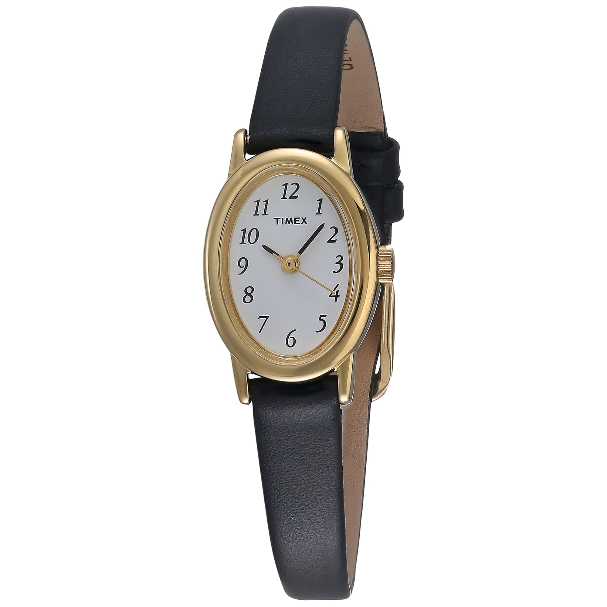Reloj Timex Cavatina T21912 Para Mujer Con Correa De Piel Negra