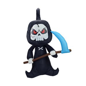 Bothyi - Decoración De Esqueleto Inflable, Adaptador Estadounidense, Decoración Al Aire Libre Para Jardín De Césped