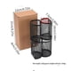 thumbnail image 2 of Soporte de lápiz magnético - accesorios de armario, 4 paquete magnético Soporte de lápiz para refrigerador para la escuela en el hogar y la oficina, negro, 2 of 3