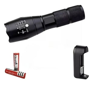 Genérico - Linterna Led Cree Xml-T6 2000 Lumenes Recargable Cargador