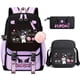 thumbnail image 1 of 3pcs Kuromi Backpacks Patchwork Capacity Women Men Travel Mochilas With Shoulder Bags Ins Laptop Teens School Bags, 1 of 3