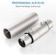 thumbnail image 2 of Adaptador XLR Heams 3 Pines Hembra Macho Pack 4 Pro, 2 of 3