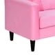 thumbnail image 3 of Sofa New Retro 3C Felpa 00 Rosado, 3 of 6