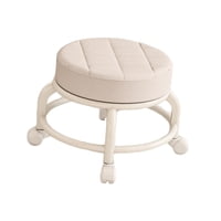 Bothyi - Taburete De Pedicura Con Asiento Redondo Y Rotación De 360° Para Salones De Belleza.