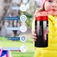 thumbnail image 5 of Desayuno con DiamantesBotella de Agua con Tapa Pop Top de Un Toque, Acero Inoxidable, a Prueba de Fugas, para Deportes, Botella Infantil rosa 12 oz, 5 of 6
