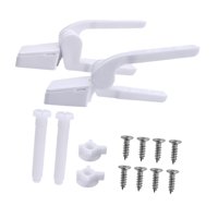 Magideal - Sujetadores De Bisagra Para Asiento De Inodoro, Piezas Para Grifos De Baño, Tornillos De Fijación De Tapa De Inodoro, Herramientas De Reparación, Acce