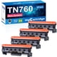 thumbnail image 1 of Cartucho de tóner MyCartridge TN760 TN-760 Impresora Brother, paquete de 4, 1 of 7