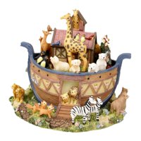 Bothyi - Resin Noah Ark Little Zoo Musical Box Tabletop Ornament For Valentine Gift