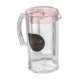 thumbnail image 3 of Jarra De Agua, Regalo De Verano, Jarra Para Nevera, Para Limonada, Agua Fría Y Caliente, Té Helado, Rosa, Redonda, 3 of 3