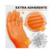 thumbnail image 3 of Guantes Nitrilo Naranjo Diamantado 8.5 Grs Profesionales 50unds TALLA L, 3 of 6
