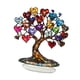 thumbnail image 3 of Adorno de escritorio de árbol de corazón, colección de decoración plana 2D, decoración de mesa creativa ligera para decoraciones de dormitorio de boda, 3 of 5