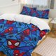 thumbnail image 2 of Spider-Man Blue 3 Pieces Duvet Cover Set Full Size Super Soft Fade Resistant Microfiber, 2 of 4