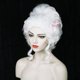 thumbnail image 3 of Peluca barroca blanca victoriana Wiggy Mermaid resistente al calor, 3 of 7