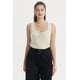 thumbnail image 1 of Polera Mujer Con Lazo Beige, 1 of 4