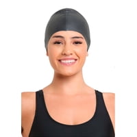 Samia - Gorro De Natación De Silicona Negro