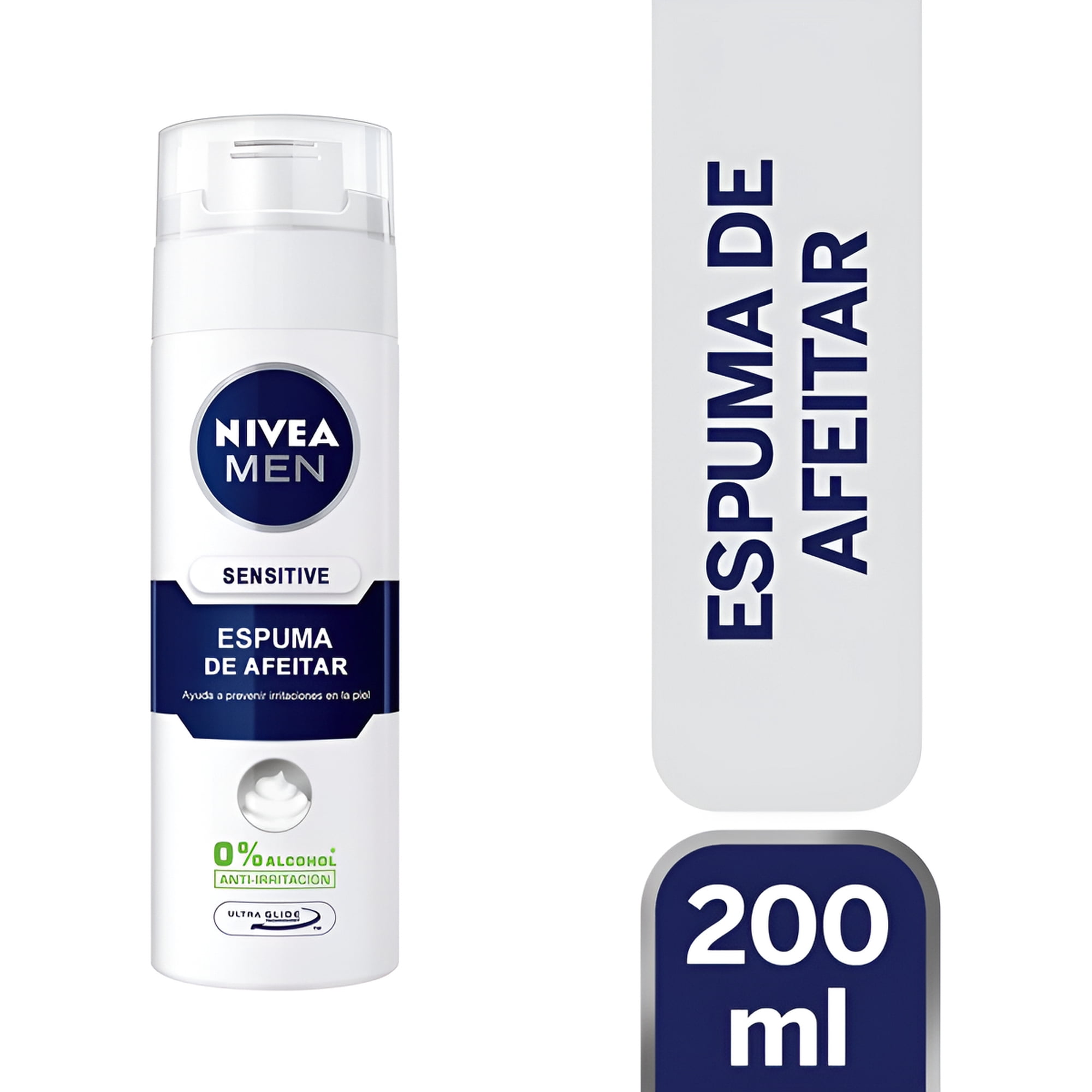 Gillette - Espuma De Afeitar Nivea Men Sensitive 200 Ml