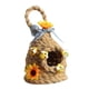 thumbnail image 2 of Casa de pájaros colgante para exterior, de pájaro hecho y casas de pájaros decorativas para pinzones, pájaros salvajes, colibríes, Ronda, 2 of 5