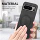 thumbnail image 2 of Magnetic Slim Case for Google Pixel 8 Pro with Camera Guard & Anti-Scratch Back Black, 2 of 6
