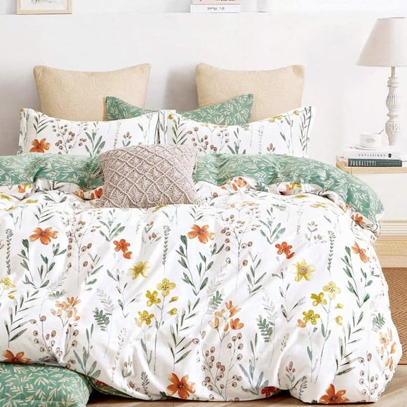 Juego de ropa de cama SLEEPBELLA King Floral 3 piezas algodón