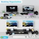 thumbnail image 3 of Organizador de Mesa Spacrea SD12 Doble 70 a 103 cm Negro, 3 of 3
