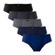 thumbnail image 1 of Pack 5 Slip Normal Hombre Clásico Algodón Talla S, 1 of 6